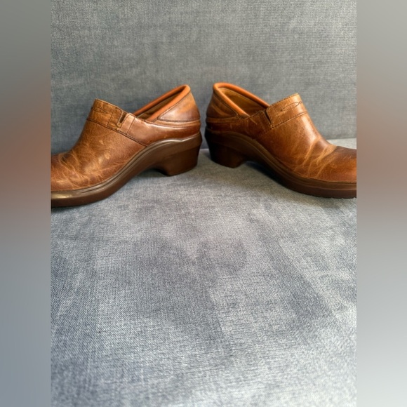 Ariat Womens Santa Cruz Comfort Non Slip Nurse Clogs Slip On 6.5 Brown Leather - Picture 5 of 7